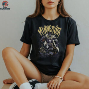 Minnesota Football Skull Vintage Shirt