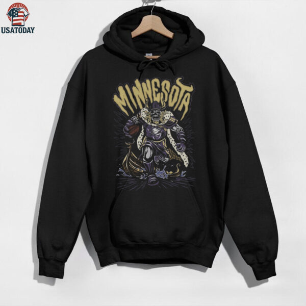 Minnesota Football Skull Vintage Shirt