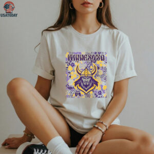 Minnesota Team Mascot Floral Spirit Mascot Shirt