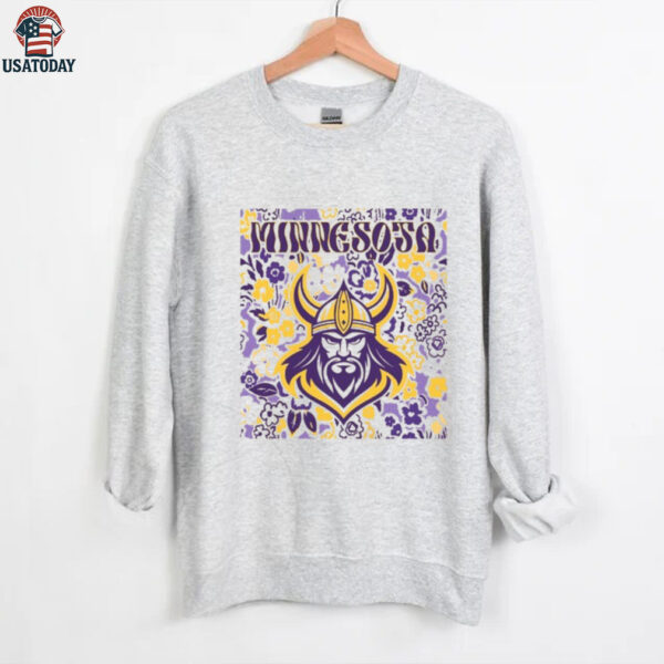 Minnesota Team Mascot Floral Spirit Mascot Shirt