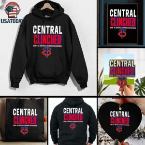 Minnesota Twins Playoffs Clinched AL Central Division Champions 2025 shirt