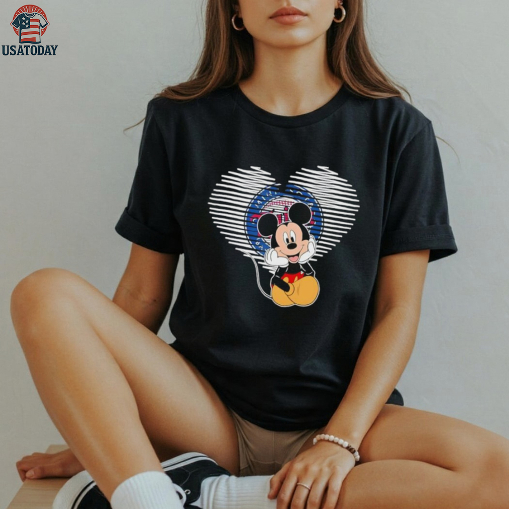 Minnesota Twins The Heart Mickey Mouse Disney Baseball shirt Minnesota Twins The Heart Mickey Mouse Disney Baseball shirt