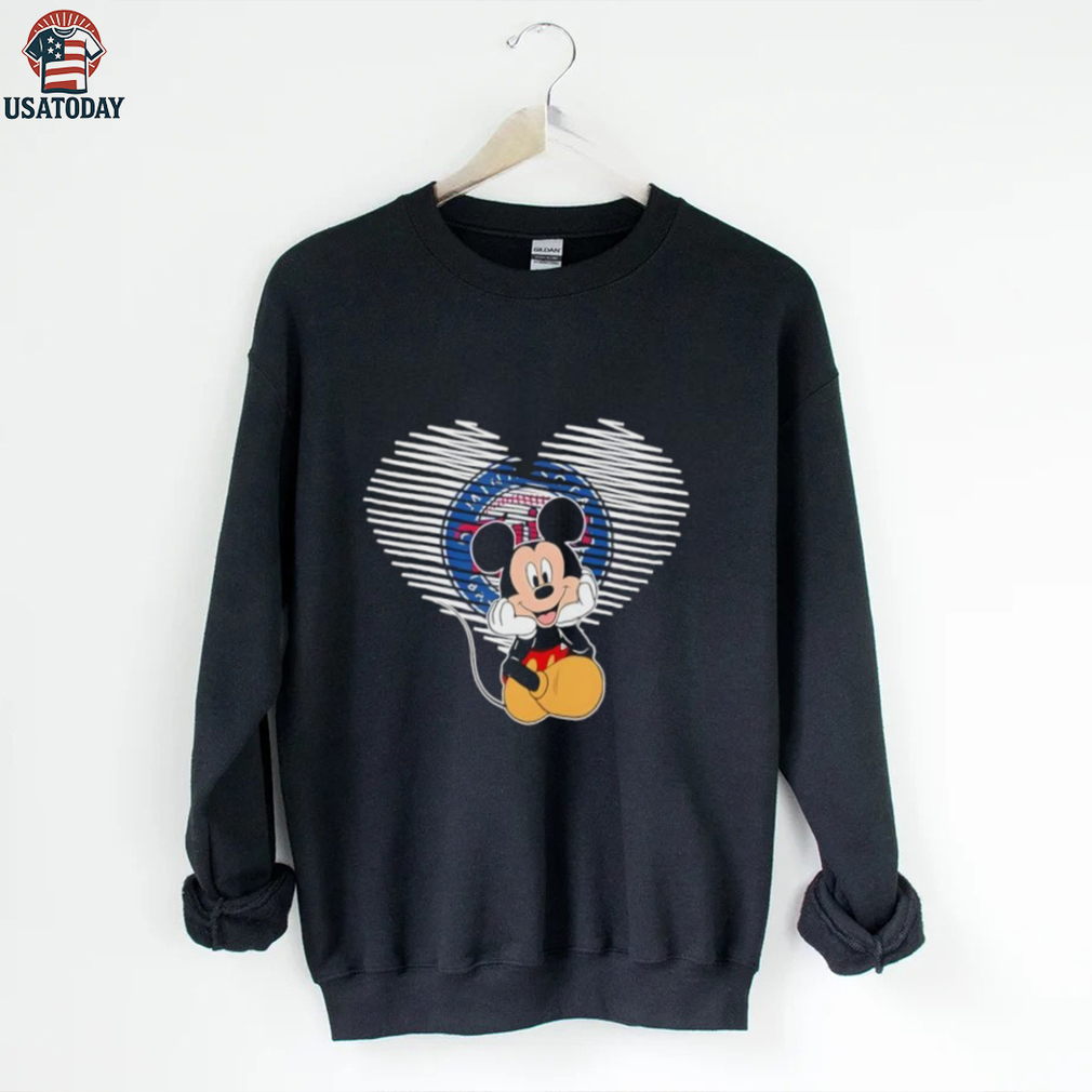 Minnesota Twins The Heart Mickey Mouse Disney Baseball shirt Minnesota Twins The Heart Mickey Mouse Disney Baseball shirt