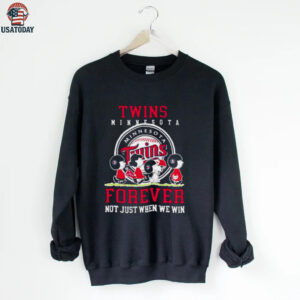 Minnesota Twins forever not just when we win Peanuts shirt