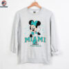 Minnie Mouse Miami Football T Shirt