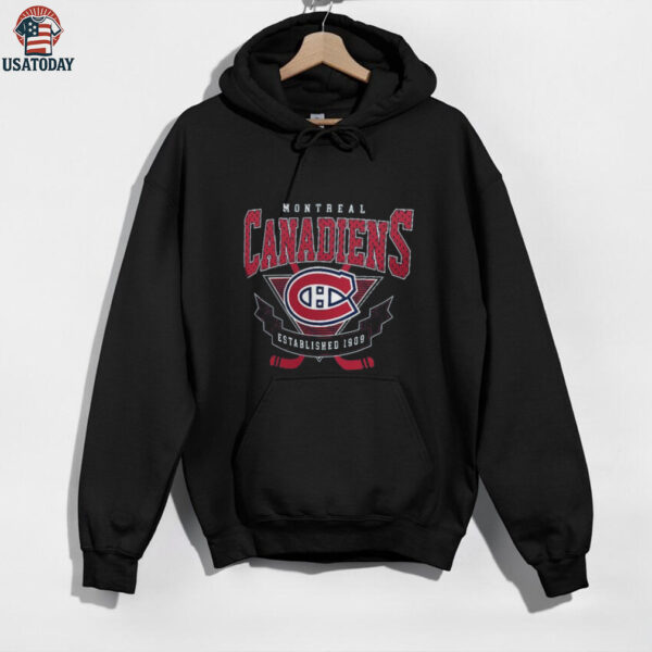 Montreal Canadiens Established 1909 Team Logo Graphic T Shirt