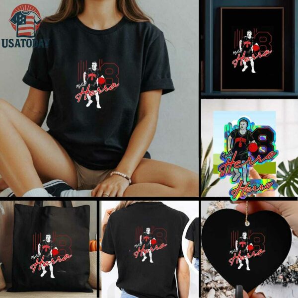 Myles Herro Ohio State Basketball NCAA signature Illustration shirt