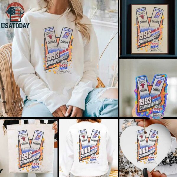 NBA (Salem)   Bulls VS Suns NBA Finalar World Champions T Shirt 1993 Shirt