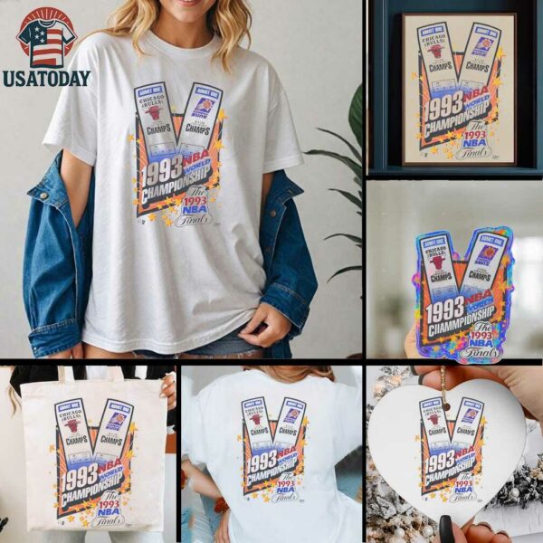 NBA (Salem)   Bulls VS Suns NBA Finalar World Champions T Shirt 1993 Shirt