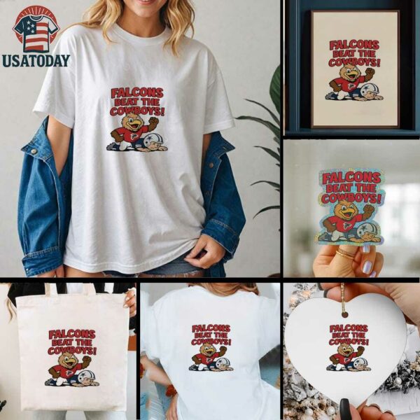 NFL 2025 Falcons Beat The Cowboys New Shirt