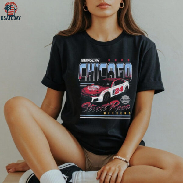 Nascar Chicago Street Race 2024 Golf Blue ’47 Franklin T Shirt