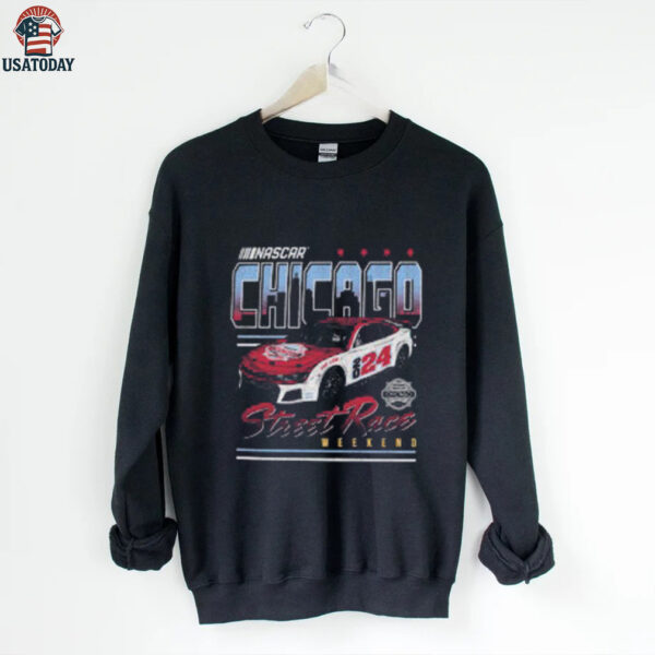 Nascar Chicago Street Race 2024 Golf Blue ’47 Franklin T Shirt