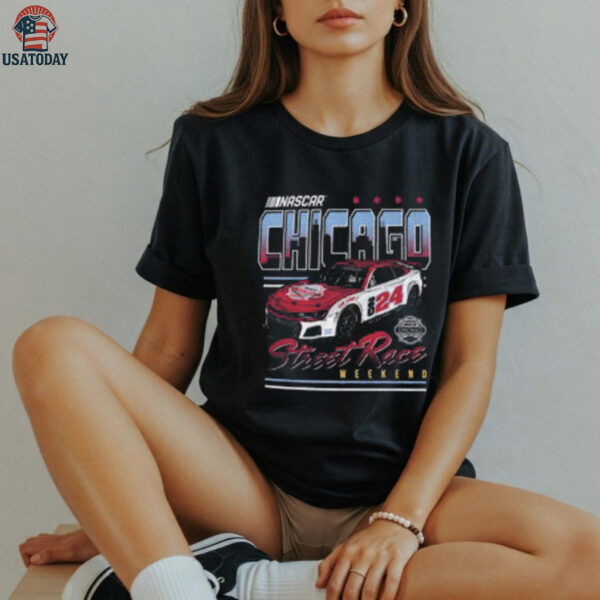 Nascar Chicago Street Race Weekend Navy ’47 Youth T Shirt