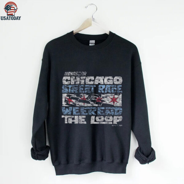Nascar Chicago Street Race Weekend The Loop Navy ’47 Franklin T Shirt