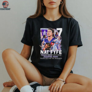 Nat Fyfe Fremantle FC 2010 2025 forever Freo thank you for the memories shirt