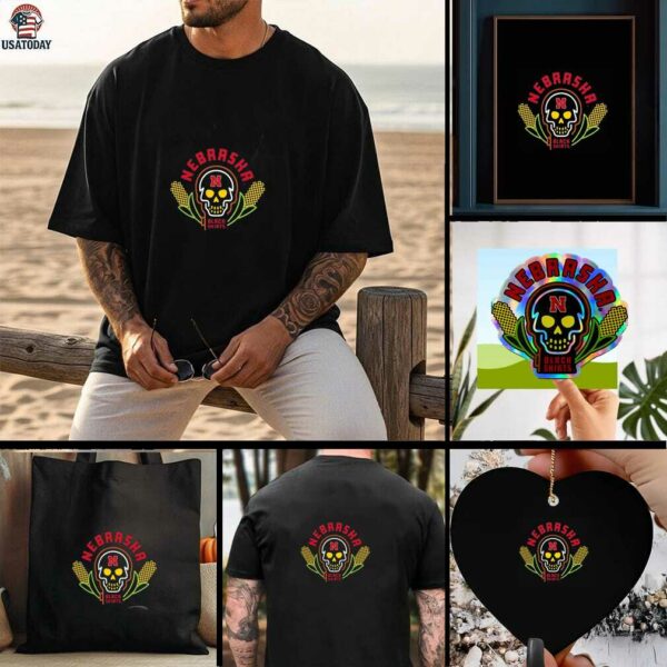 Nebraska Huskers Image One Unisex Hyper Local Black Shirts