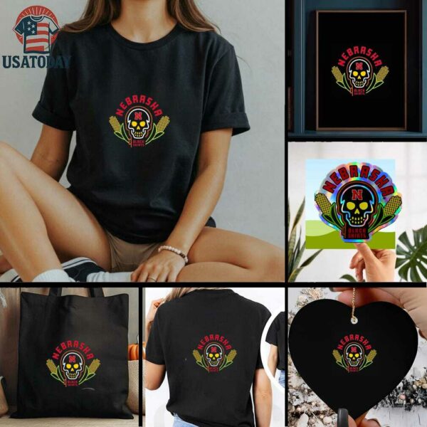 Nebraska Huskers Image One Unisex Hyper Local Black Shirts