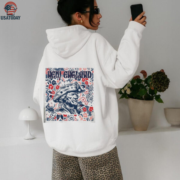 New England Team Mascot Floral Spirit Shirt