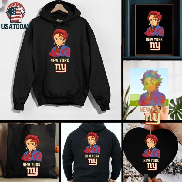 New York Giants Demon Slayer Infinity Castle 2025 shirt