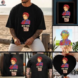 New York Giants Demon Slayer Infinity Castle 2025 shirt