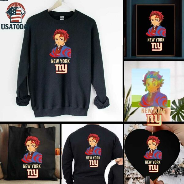 New York Giants Demon Slayer Infinity Castle 2025 shirt