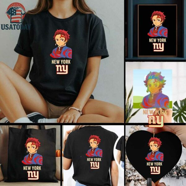 New York Giants Demon Slayer Infinity Castle 2025 shirt