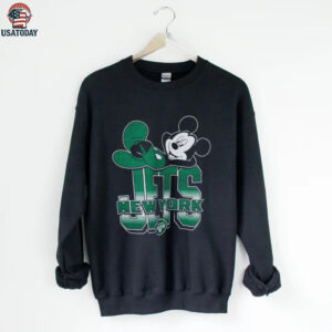 New York Jets Mickey at Quarterback Disney Vintage Football T Shirt