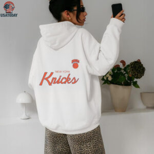 New York Knicks Mitchell & Ness Heather Gray Big & Tall Hardwood Classics Vintage Wordmark T Shirt