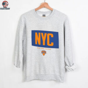New York Knicks Stadium Essentials White Crossbar T Shirt