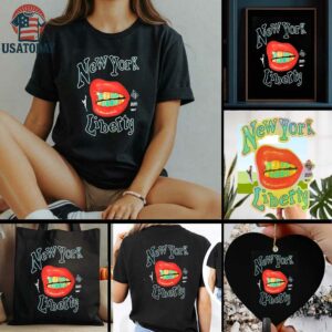 New York Liberty Lip WNBA shirt