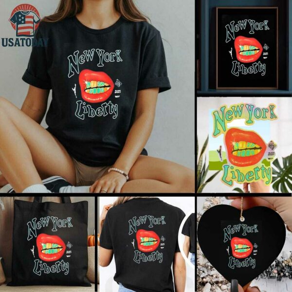 New York Liberty Lip WNBA shirt