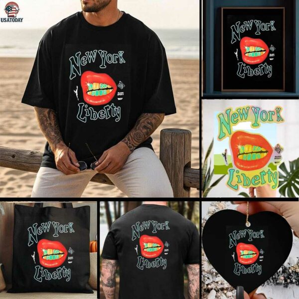 New York Liberty Lip WNBA shirt