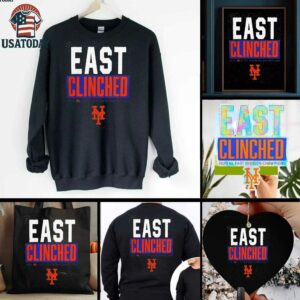 New York Mets Playoffs Clinched NL East Division Champions 2025 shirt