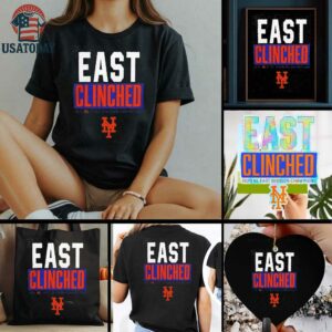 New York Mets Playoffs Clinched NL East Division Champions 2025 shirt