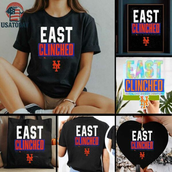 New York Mets Playoffs Clinched NL East Division Champions 2025 shirt