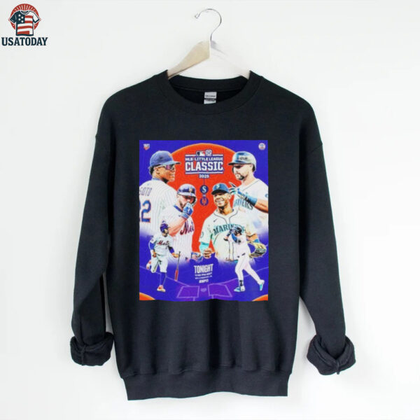 New York Mets vs Seattle Mariners Matchup At Little League Classic In Williamsport PA On August 2025 Matchup MLB shirts