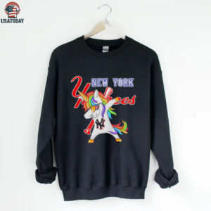 New York Yankees Baseball Unicorn Dabbing Funny shirt