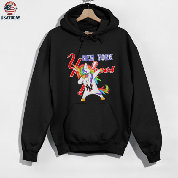 New York Yankees Baseball Unicorn Dabbing Funny shirt
