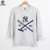 New York Yankees Fanatics Cream Nostalgia Stadium Slub T Shirt