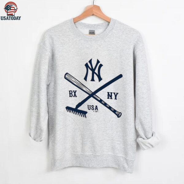 New York Yankees Fanatics Cream Nostalgia Stadium Slub T Shirt