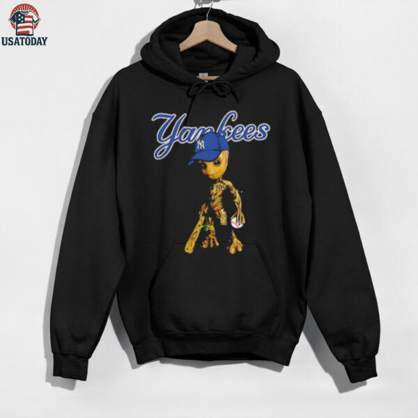 New York Yankees Groot Guardians Of The Galaxy Baseball Cap shirt