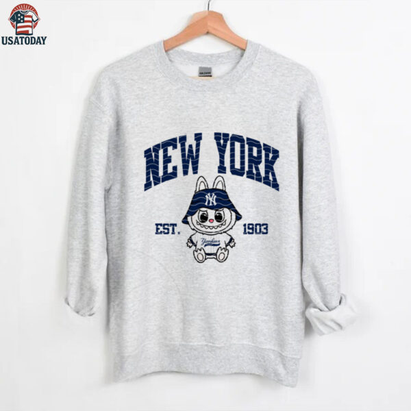 New York Yankees Labubu Baseball Shirt