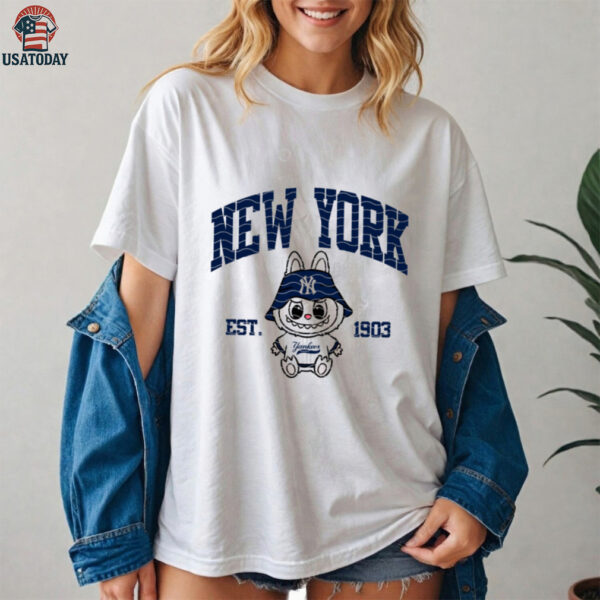 New York Yankees Labubu Baseball Shirt