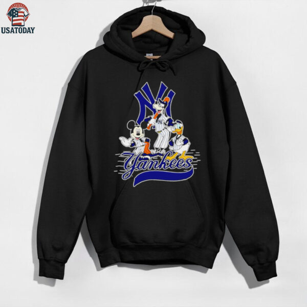 New York Yankees Mickey Mouse Donald Duck Goofy Champions shirt