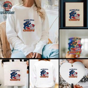 Nfl 2025 Chicago Bears Beat The Chiefs Shirt