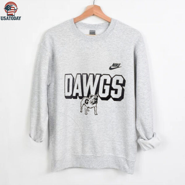 Nike Black Georgia Bulldogs Bold Fashion T Shirt
