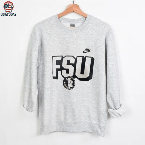 Nike Natural Florida State Seminoles Bold Fashion T Shirt