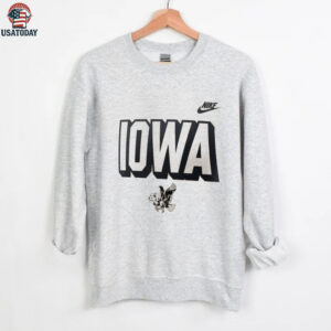 Nike Natural Iowa Hawkeyes Bold Fashion T Shirt