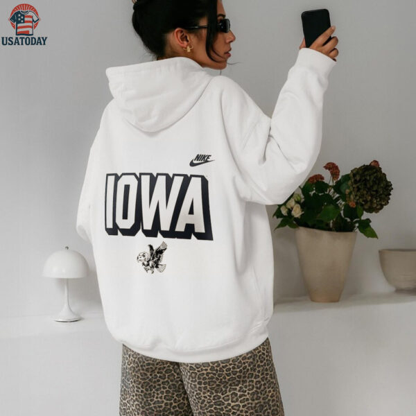 Nike Natural Iowa Hawkeyes Bold Fashion T Shirt