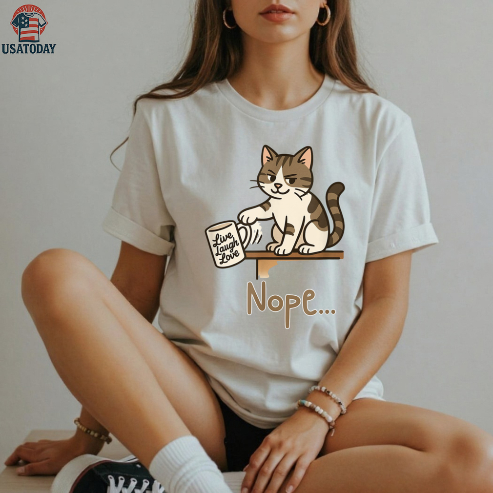 Nope Cat Design – Cat Swipes– Anti Motivational Humor Shirt Nope Cat Design – Cat Swipes– Anti Motivational Humor Shirt